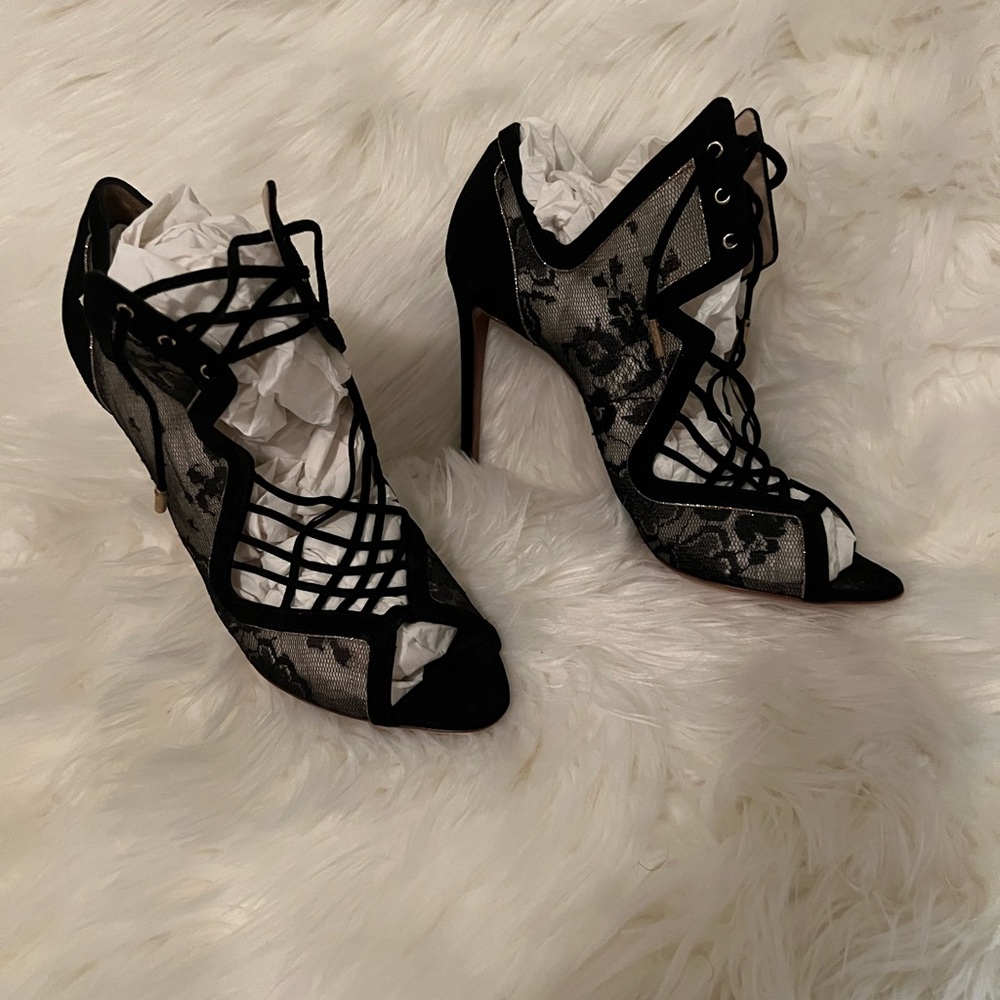 Nicholas Kirkwood lace booties